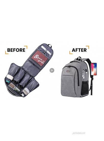 Modoker 35L Travel Laptop Backpack for Men Women School College Bag
