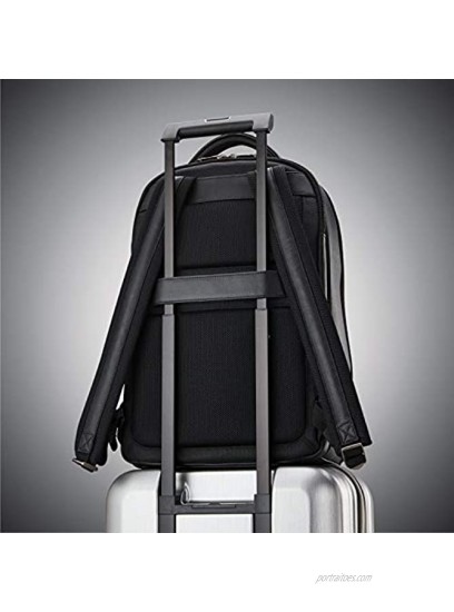 Samsonite Classic Leather Backpack Black One Size