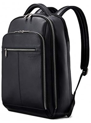 Samsonite Classic Leather Backpack Black One Size
