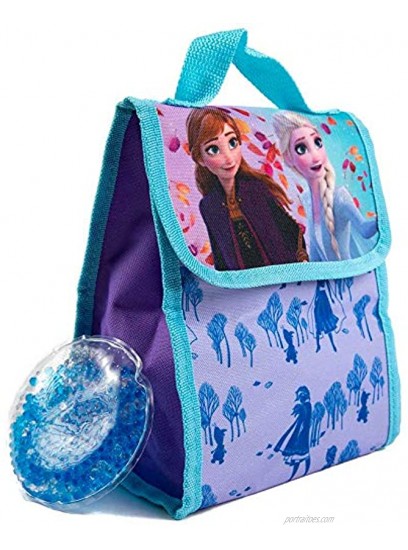 5 Pc. Disney Frozen Backpack Set for Girls 16 inch w Frozen Lunch Bag & Pencil Case