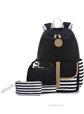 Backpack for Girls School Backpack Bookbags with Lunch Box and Pencil Case