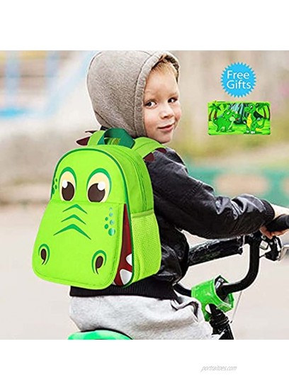 Dinosaur Backpack 12 Toddler Bookbag for Boys