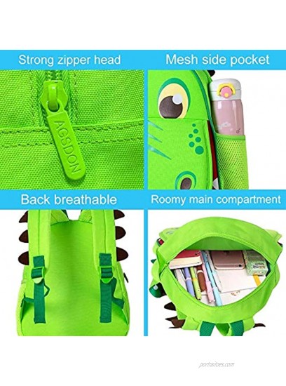 Dinosaur Backpack 12 Toddler Bookbag for Boys