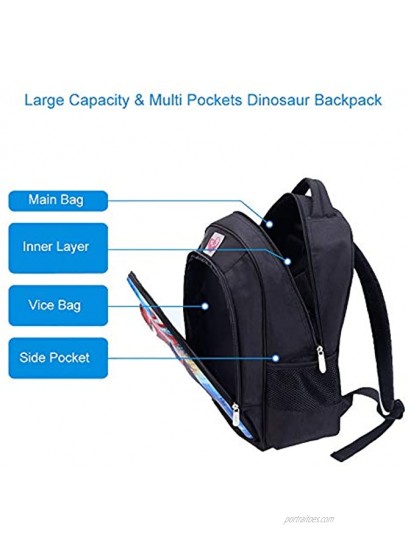 Dinosaur Backpack MATMO Dinosaur Backpacks for Boys School Backpack Kids Bookbag Dinosaur Backpack 13