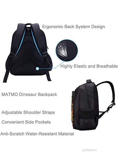 Dinosaur Backpack MATMO Dinosaur Backpacks for Boys School Backpack Kids Bookbag Dinosaur Backpack 13