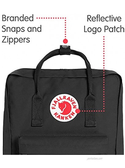Fjallraven Kanken Classic Backpack for Everyday Black