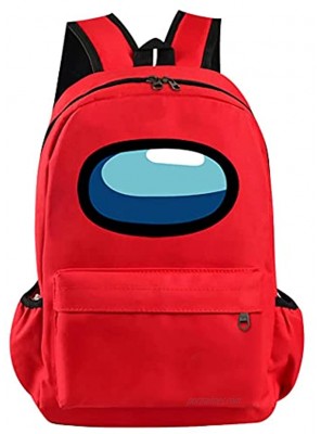 Game Us Casual Backpack Imposter Travel Laptop Durable Unisex Shoulders Bag School Bag Merch for Kids Teens 17In
