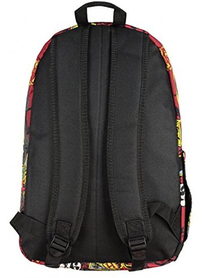 Harry Potter Hogwarts of Witchcraft and Wizardry Alumni Patch Gryffindor Allover Print Backpack Book Bag