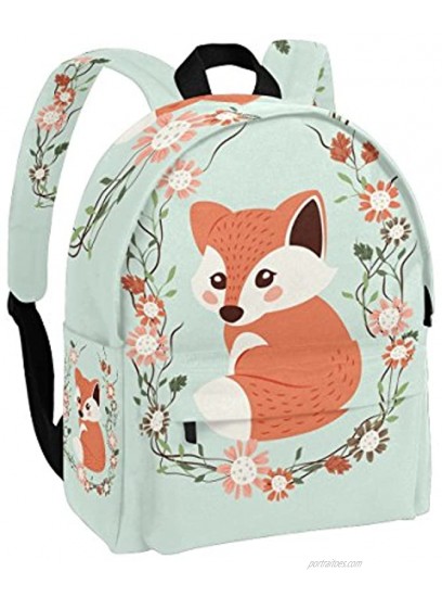 Hengpai Cute Fox School Backpacks Rucksack Animals Student Book Bags Travel Girls