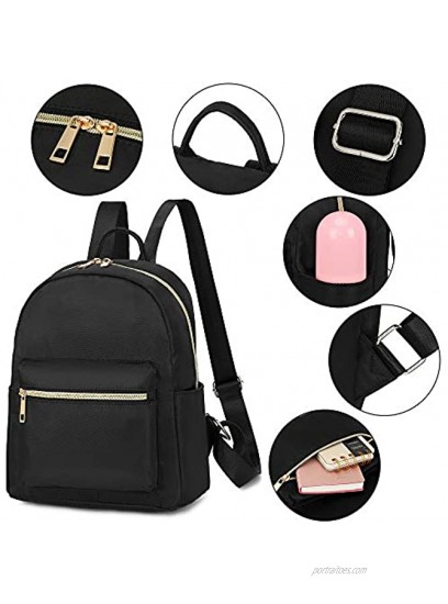 Mini Backpack Girls Water-resistant Small Backpack Purse Shoulder Bag for Womens Adult Kids School Travel