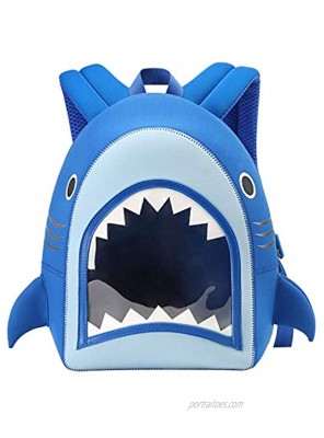 NOHOO Toddler Backpack Kids Backpack Cute Animal Schoolbag Waterproof Ocean Backpack for Baby Boys Girls Age 3 to 6 Shark