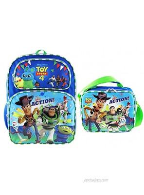 Toy Story 4 Full Size 16" Backpack and Matching Insulated Lunch Bag