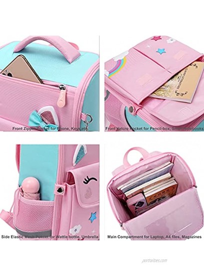 Unicorn Girls Backpacks for School Princess Bowknot Kids Bookbags Boys Dinosaur Backpack