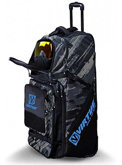 Virtue High Roller V4 Extra Large Travel Gear Bag with Rugged Wheels 7000 Cubic Inch Storage Capacity
