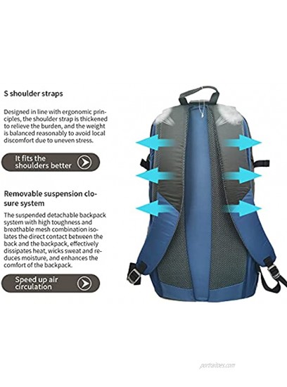 Ennoven Tavel Backpack for Men Women-Water Resistant LightWeight hiking Daypack Suitable for Camping Hiking Travel