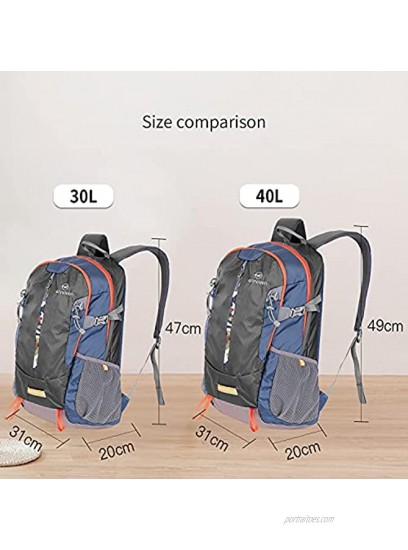 Ennoven Tavel Backpack for Men Women-Water Resistant LightWeight hiking Daypack Suitable for Camping Hiking Travel