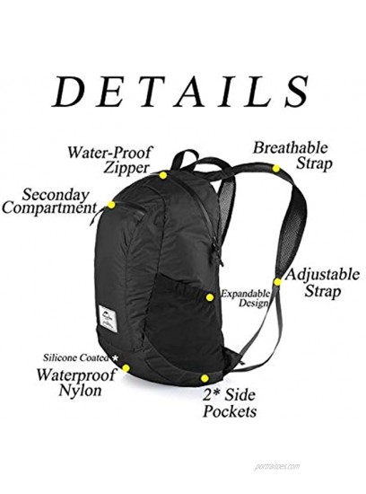 Naturehike 18L Rainproof Lightweight Packable Backpack Bicycle Travel Airplane