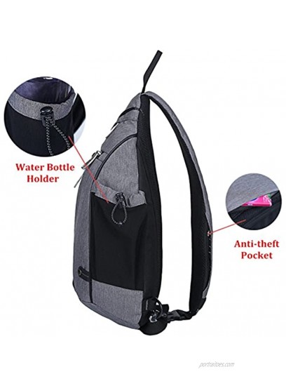 Pioneeryao 19'' Sling Bag Backpack Crossbody Bag Shoulder Bag