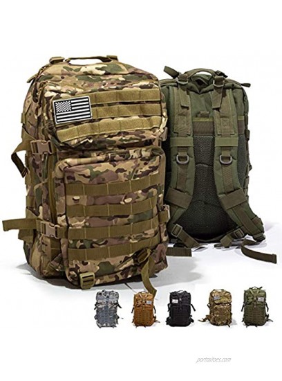 Sirius Survival 50L Expeditionary Tactical Backpack Large Molle Bag