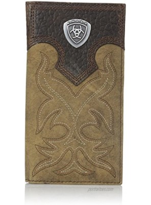 Ariat Men's Boot-Embroidery Rodeo Brown Wallet