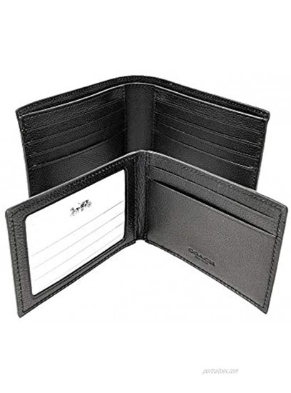 Coach Men's Compact ID Wallet & Key Fob Gift Boxed Set