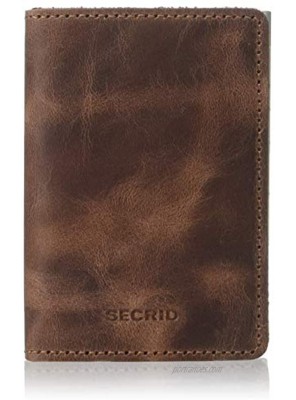 Secrid Slimwallet in Vintage Brown 16mm Slim