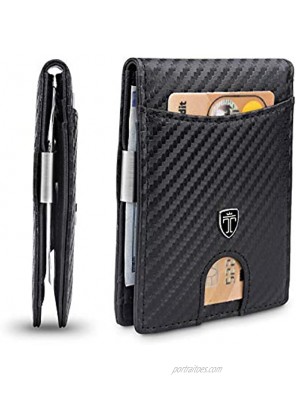TRAVANDO Money Clip Wallet"RIO" Mens Wallets slim Front Pocket RFID Blocking Card Holder Minimalist Mini Bifold Gift Box