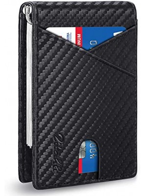 Zitahli Money Clip Wallet-Mens Wallets slim Front Pocket RFID Blocking Card Holder Minimalist Mini Bifold Smart Design