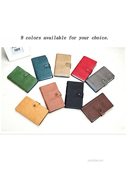 Aladin Leather Credit Card Holder Business ID Card Case Book Style 90 Cells Name Card Holder Book