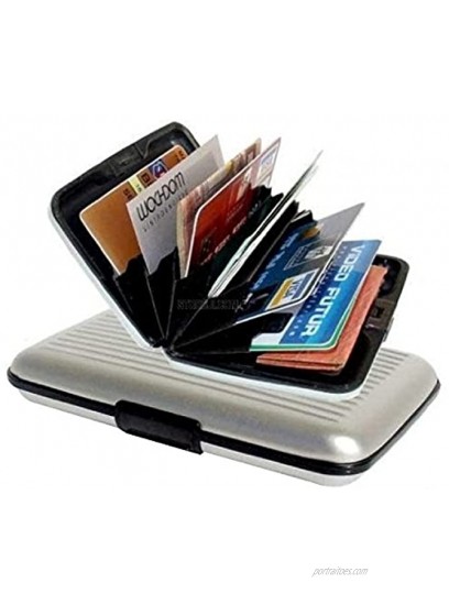Aluminum Aluma Hard Case Credit Cards Wallet Assorted 6 Pack