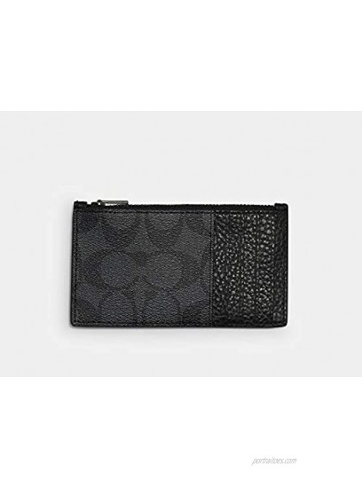 Coach x Marvel Zip Card Case With Signature Canvas Detail And Black Panther