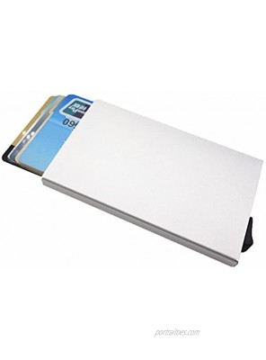 Credit Card Holder RFID Blocking Aluminum Business Card Holder Pop-up Card Case