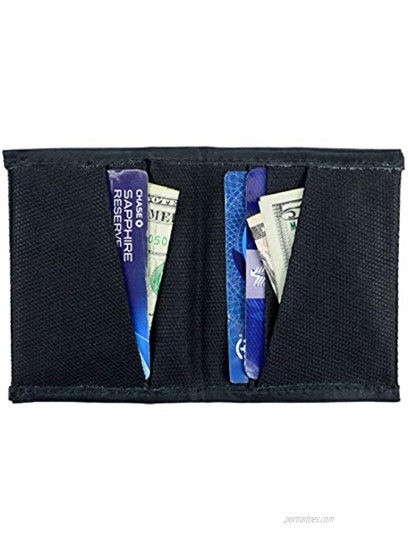 Hide & Drink Waxed Canvas Slim Card Holder Holds Up to 5 Cards Plus Folded Bills Compact Wallet Everyday Accessories Handmade Includes 101 Year Warranty :: Charcoal Black