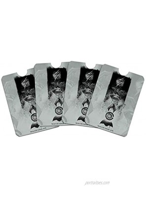 Justice League Justice League Emblems Credit Card RFID Blocker Holder Protector Wallet Purse Sleeves Set of 4