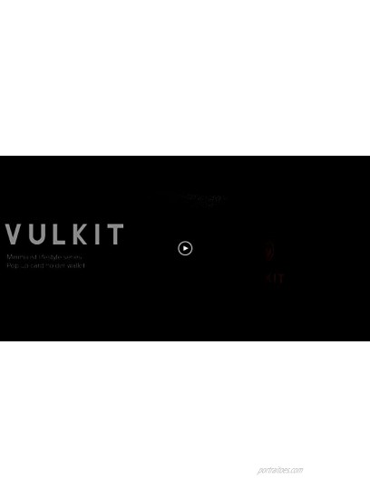 VULKIT Card Holder Pop Up Cards Slim Leather Wallet RFID Protection Up to 12 Cards Card Case