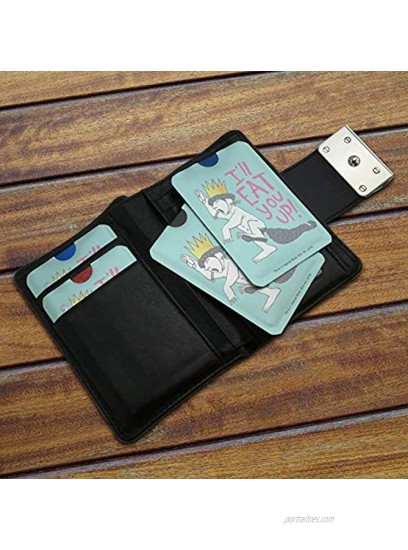 Where the Wild Things Are Eat You Up Credit Card RFID Blocker Holder Protector Wallet Purse Sleeves Set of 4