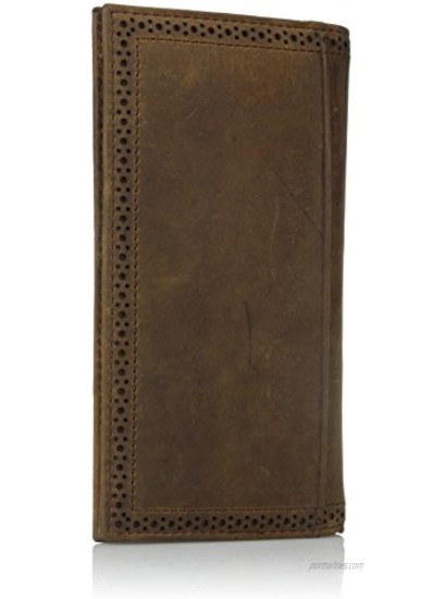 Ariat Men's Boot Vent Rodeo Distressed Card Case