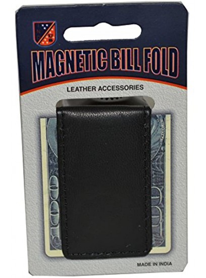Men's New Leather Strong Magnetic Money Clip