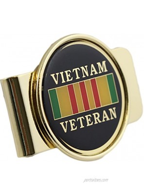 Vietnam Veteran Logo Money Clip Military Money Clip