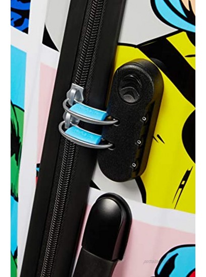 American Tourister Unisex Adult Luggage Suitcase Multicolored Marvel Pop Art L 75 cm-88 L