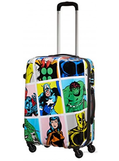 American Tourister Unisex Adults’ Luggage Suitcase Multicolored Marvel Pop Art M 65 cm 62.5 L
