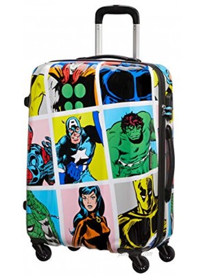American Tourister Unisex Adults’ Luggage Suitcase Multicolored Marvel Pop Art M 65 cm 62.5 L