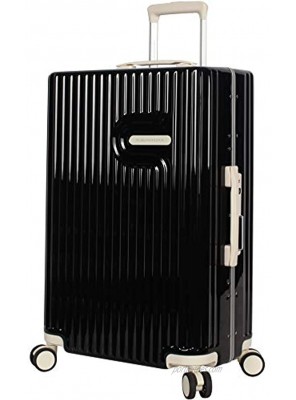 BCBGMAXAZRIA BCBG Luggage Hardside 24" Suitcase with Spinner Wheels 24in Sunday Black