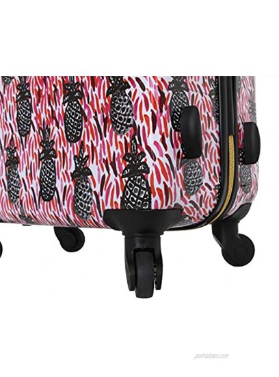 HALINA Bouffants & Broken Hearts Pineapples 24 Hard Side Spinner Luggage Multicolor One Size