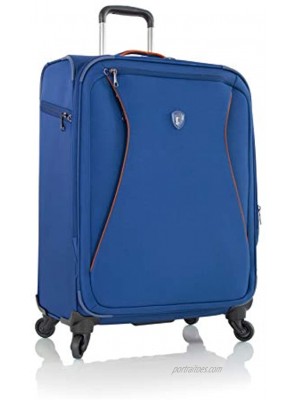 Heys America Helix 26-Inch Softside Spinner Luggage Blue