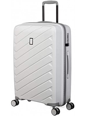 it luggage Influential Hardside Spinner White Checked-Medium 26-Inch