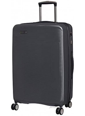 it luggage Signature 8-Wheel Hardside Expandable Charcoal Gray Checked-Medium 28-Inch