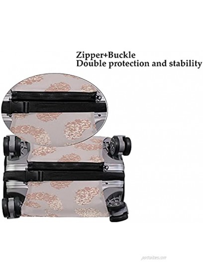 Luggage Covers for Suitcase 28 Inches Rose Gold Leopard Cute Suitcases Cover For Travel Fit 26,27,28 Inches