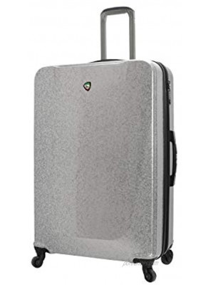 Mia Toro Italy Caglio Hard Side 30 Inch Spinner Luggage Silver One Size