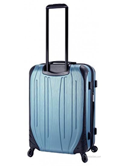 Mia Toro Italy Ferro Hard Side 25 Spinner Luggage CHAMPAGNE One Size